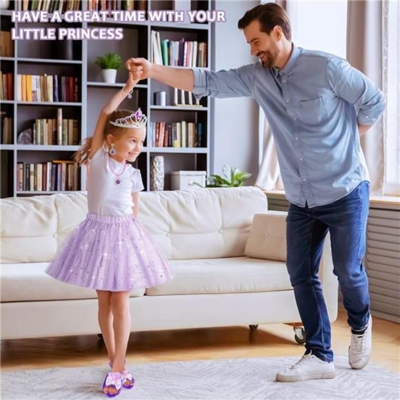 Princess Dress Up Toys & Jewelry Boutique, Costumes Set incl Color Skirts, Shoes - Picture 3 of 7